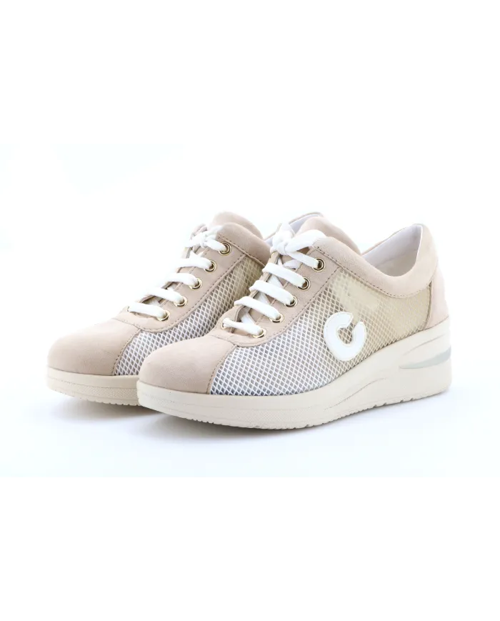Cinzia Soft Sneakers Beige - Glamour Calzature