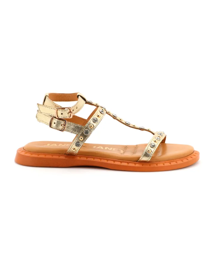 JANET&JANET Sandalo Oro - Glamour Calzature JANET&JANET Sandalo Oro - Glamour Calzature