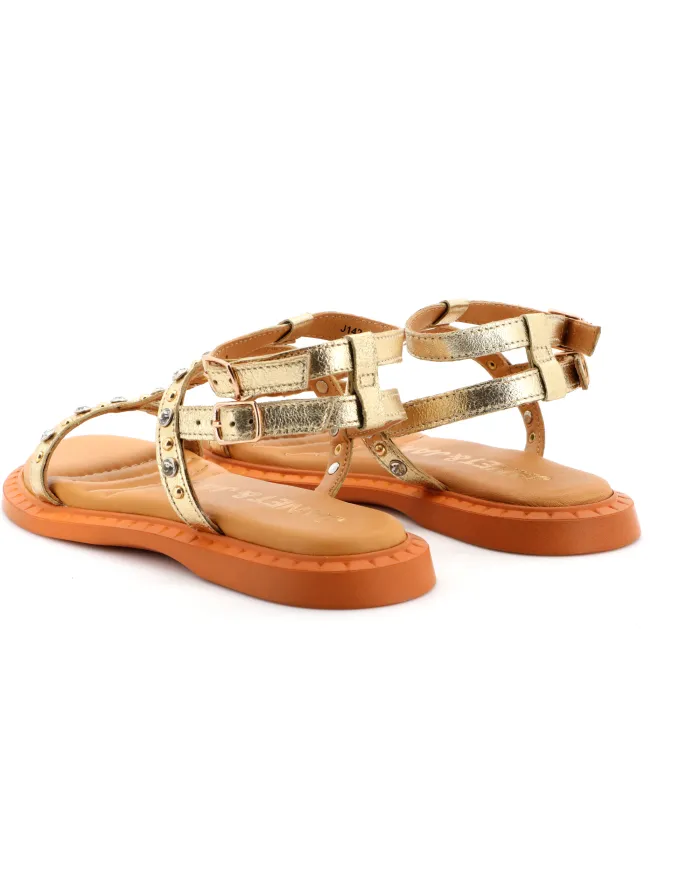 JANET&JANET Sandalo Oro - Glamour Calzature JANET&JANET Sandalo Oro - Glamour Calzature