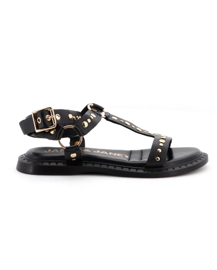 JANET&JANET Sandalo Nero - Glamour Calzature JANET&JANET Sandalo Nero - Glamour Calzature
