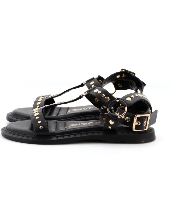 JANET&JANET Sandalo Nero - Glamour Calzature