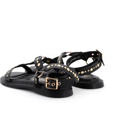 JANET&JANET Sandalo Nero - Glamour Calzature