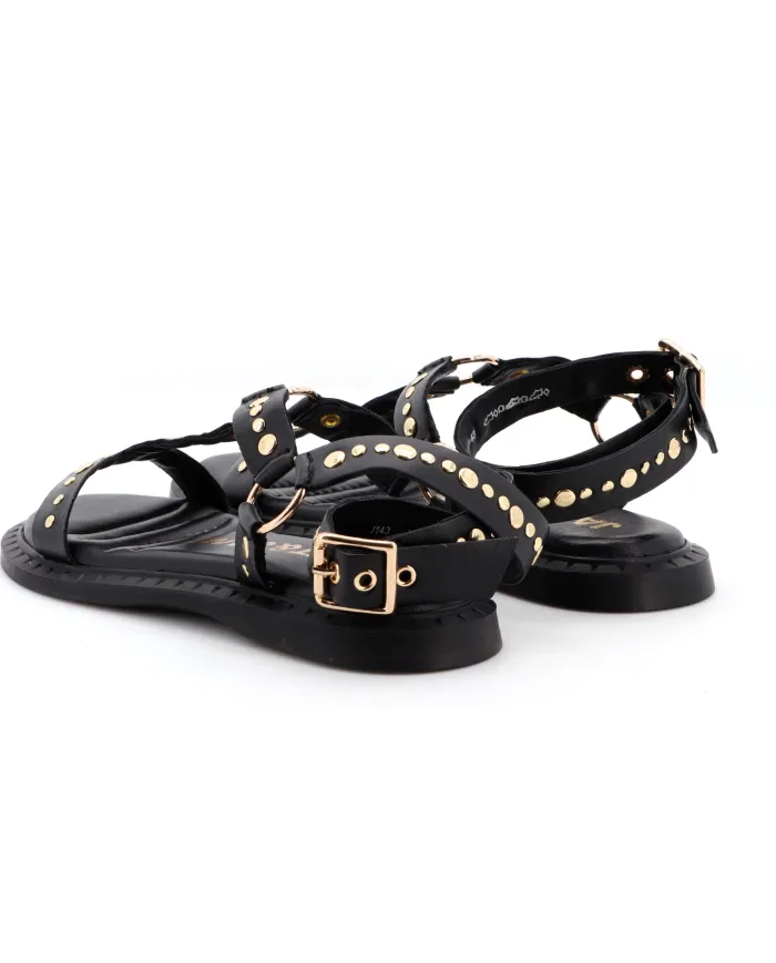 JANET&JANET Sandalo Nero - Glamour Calzature