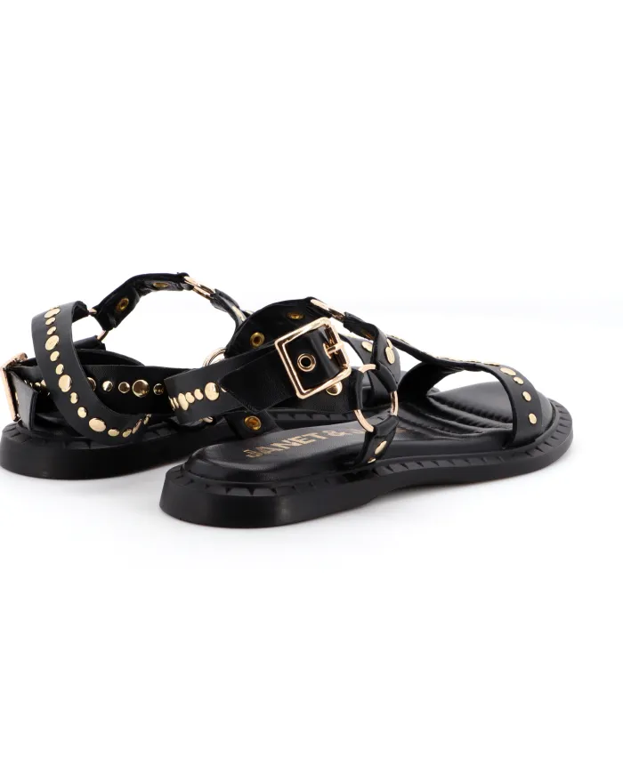 JANET&JANET Sandalo Nero - Glamour Calzature JANET&JANET Sandalo Nero - Glamour Calzature