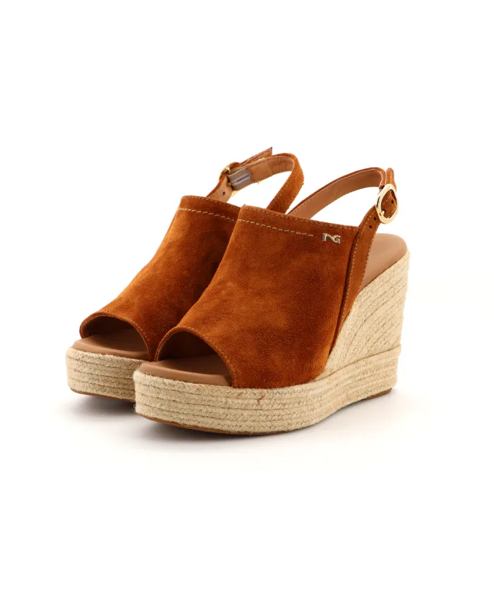 Nero Giardini Sandalo Cuoio - Glamour Calzature