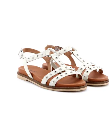 Nero Giardini Sandalo Bianco - Glamour Calzature