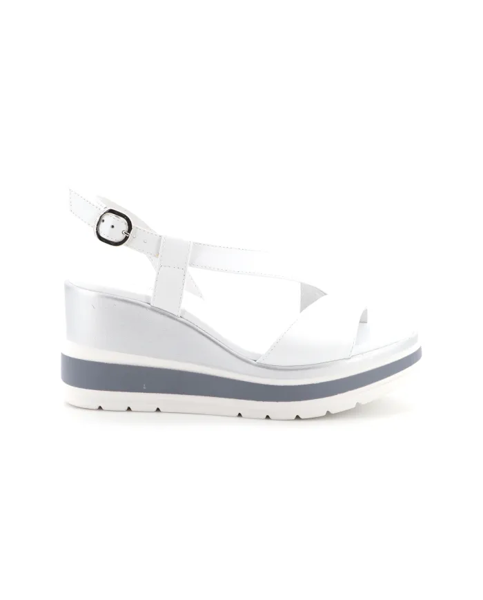 Nero Giardini Sandalo Bianco - Glamour Calzature