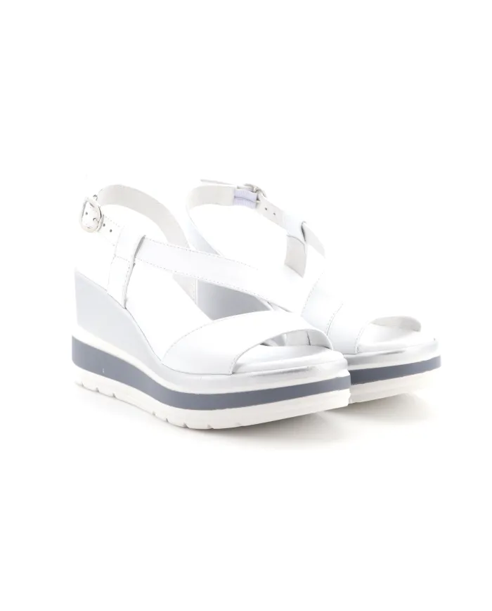 Nero Giardini Sandalo Bianco - Glamour Calzature