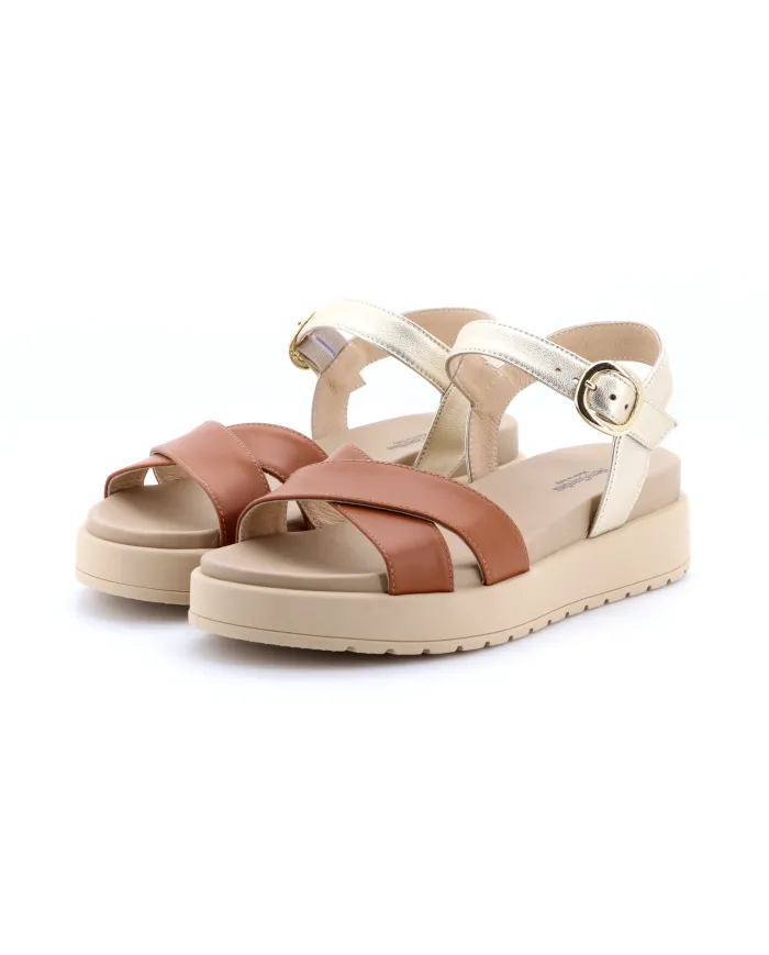 Nero Giardini Sandalo Cuoio - Glamour Calzature