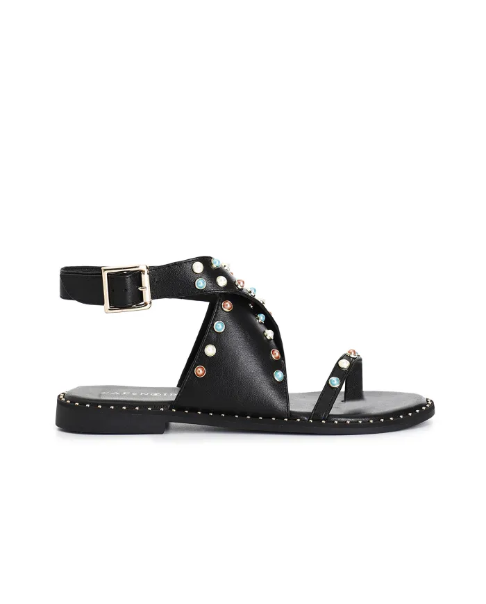 CafèNoir Sandalo Nero - Glamour Calzature