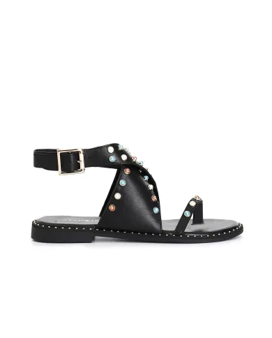 CafèNoir Sandalo Nero - Glamour Calzature CafèNoir Sandalo Nero - Glamour Calzature