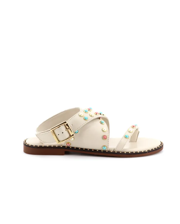 CafèNoir Sandalo Avorio - Glamour Calzature CafèNoir Sandalo Avorio - Glamour Calzature