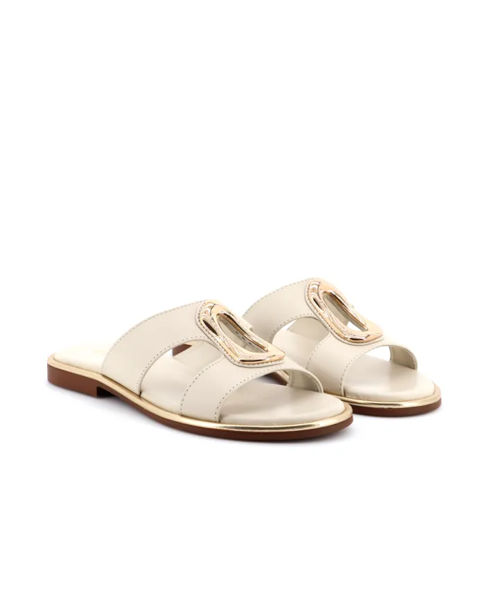 CafèNoir Ciabatta Avorio - Glamour Calzature