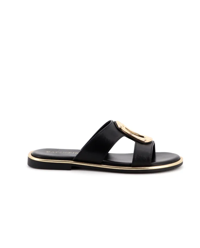 CafèNoir Ciabatta Nero - Glamour Calzature