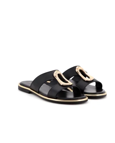 CafèNoir Ciabatta Nero - Glamour Calzature