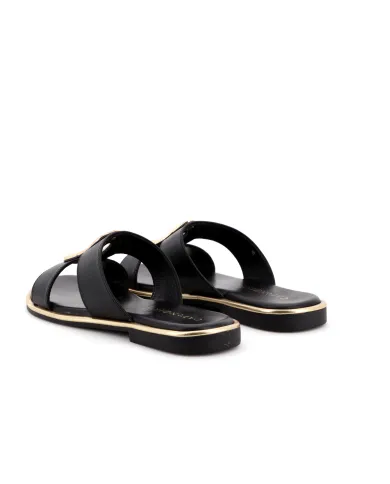 CafèNoir Ciabatta Nero - Glamour Calzature