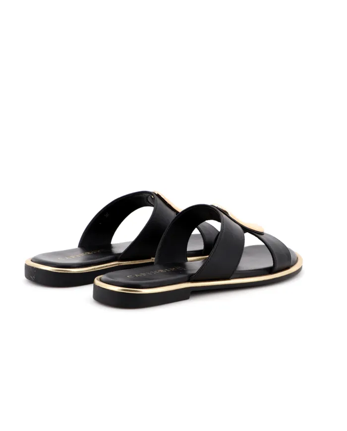 CafèNoir Ciabatta Nero - Glamour Calzature