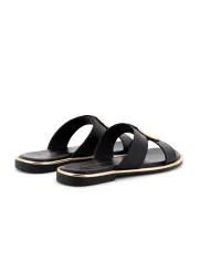 CafèNoir Ciabatta Nero - Glamour Calzature