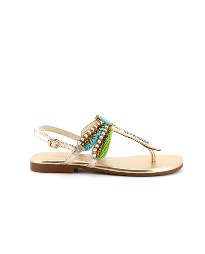 CafèNoir Sandalo Oro - Glamour Calzature