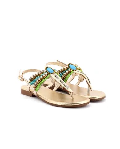 CafèNoir Sandalo Oro - Glamour Calzature CafèNoir Sandalo Oro - Glamour Calzature