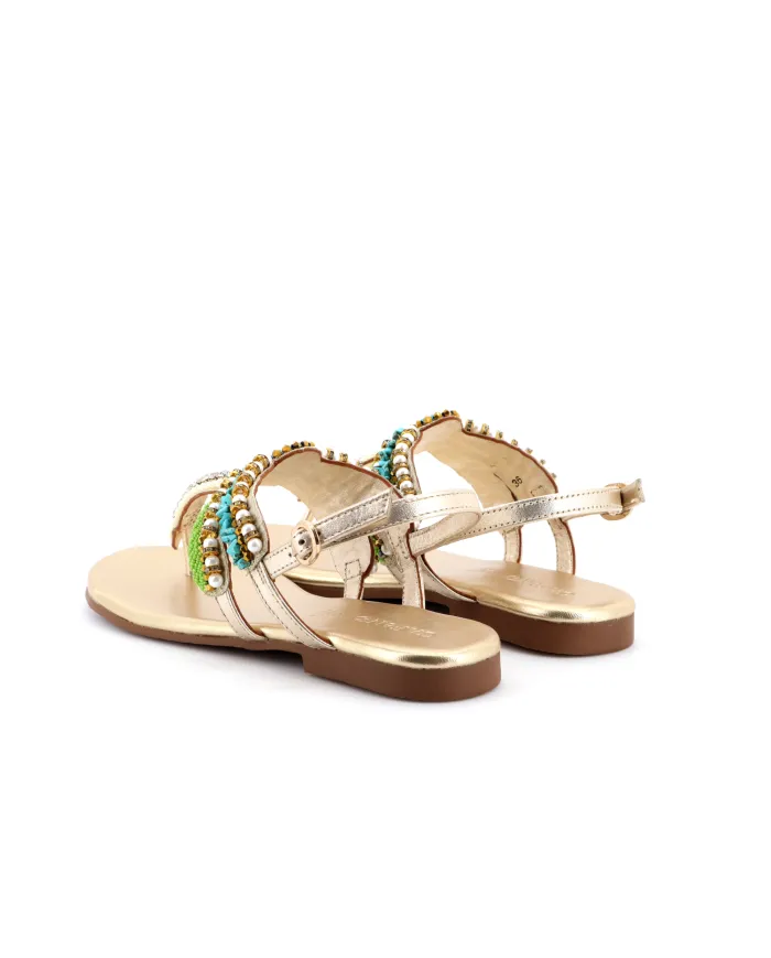 CafèNoir Sandalo Oro - Glamour Calzature CafèNoir Sandalo Oro - Glamour Calzature