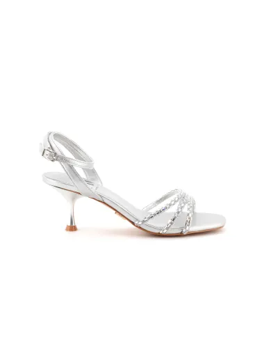 ALBANO Sandalo Argento - Glamour Calzature
