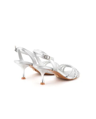 ALBANO Sandalo Argento - Glamour Calzature