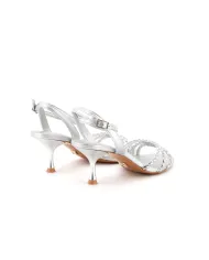 ALBANO Sandalo Argento - Glamour Calzature