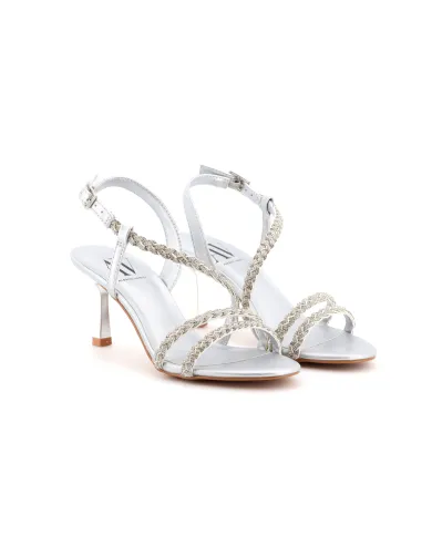 ALBANO Sandalo Argento - Glamour Calzature ALBANO Sandalo Argento - Glamour Calzature