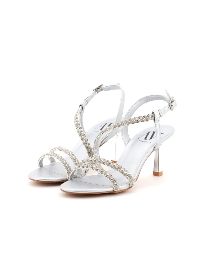 ALBANO Sandalo Argento - Glamour Calzature