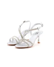 ALBANO Sandalo Argento - Glamour Calzature