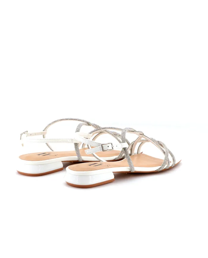 ALBANO Sandalo Bianco - Glamour Calzature