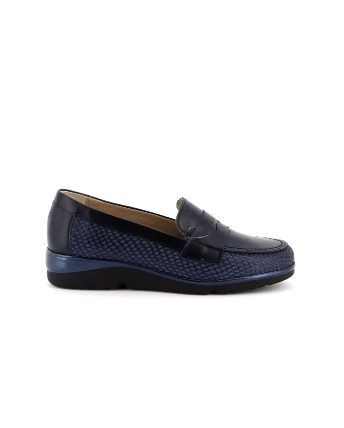 PITILLOS Mocassino Blu - Glamour Calzature