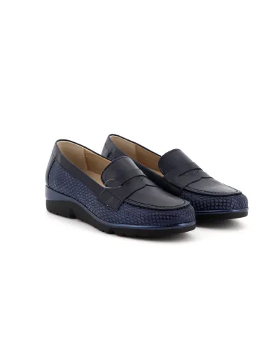 PITILLOS Mocassino Blu - Glamour Calzature PITILLOS Mocassino Blu - Glamour Calzature