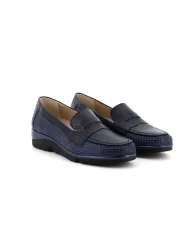 PITILLOS Mocassino Blu - Glamour Calzature