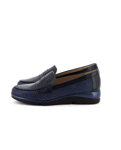 PITILLOS Mocassino Blu - Glamour Calzature
