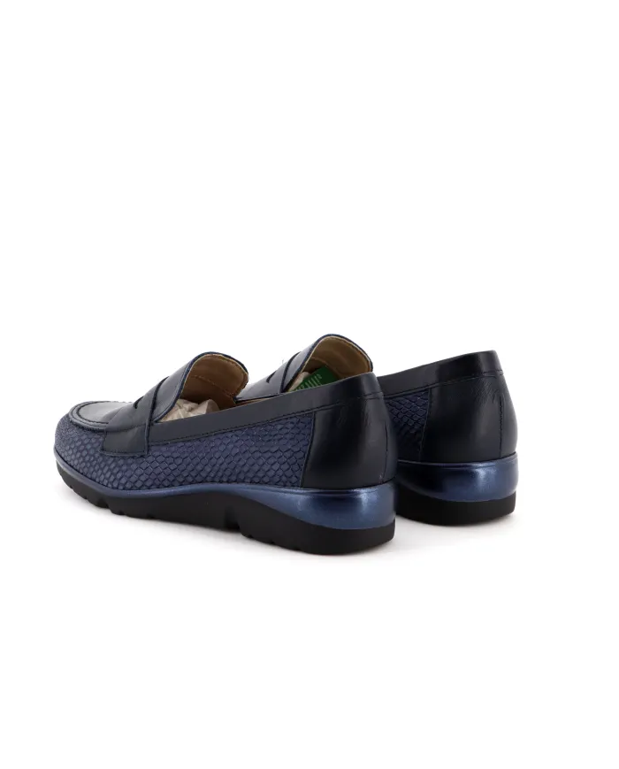 PITILLOS Mocassino Blu - Glamour Calzature