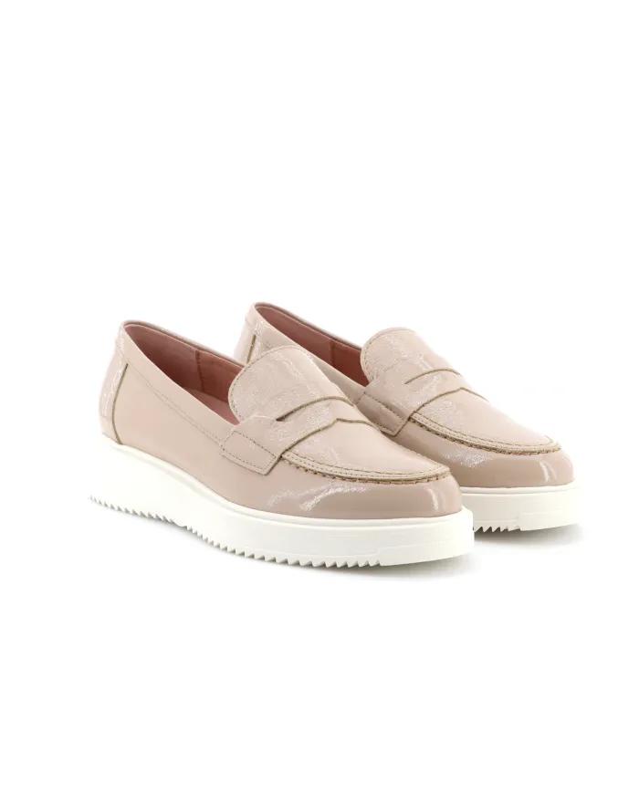 PITILLOS Mocassino Beige - Glamour Calzature PITILLOS Mocassino Beige - Glamour Calzature