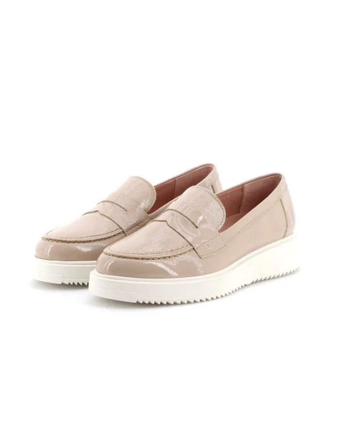 PITILLOS Mocassino Beige - Glamour Calzature PITILLOS Mocassino Beige - Glamour Calzature