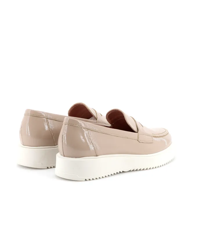 PITILLOS Mocassino Beige - Glamour Calzature PITILLOS Mocassino Beige - Glamour Calzature