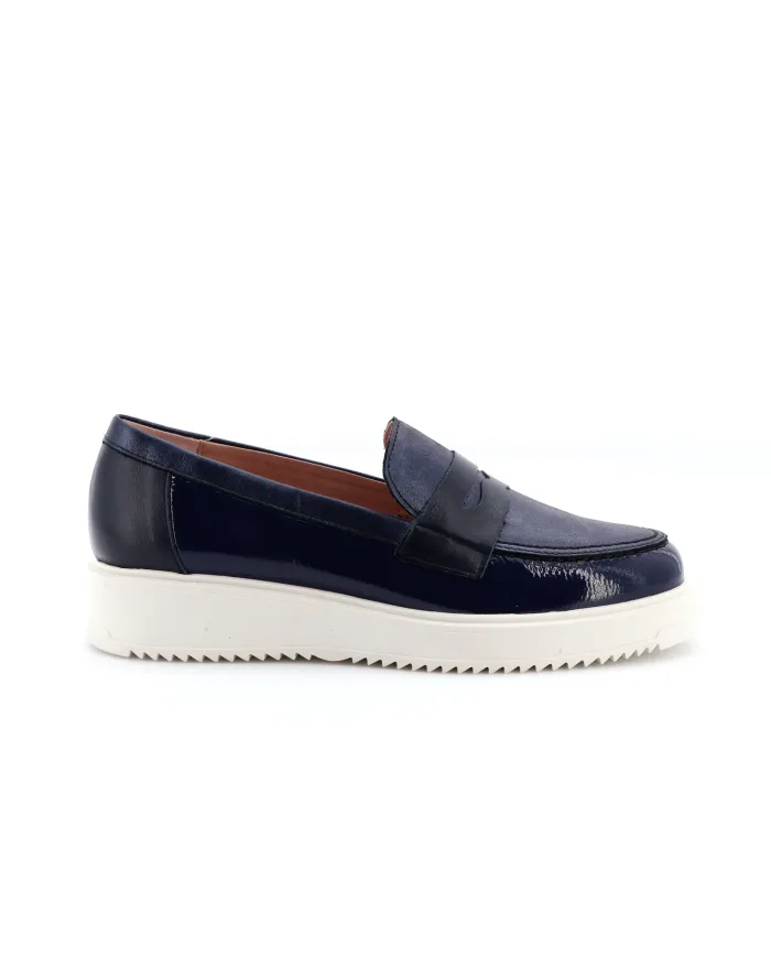 PITILLOS Mocassino Blu - Glamour Calzature PITILLOS Mocassino Blu - Glamour Calzature
