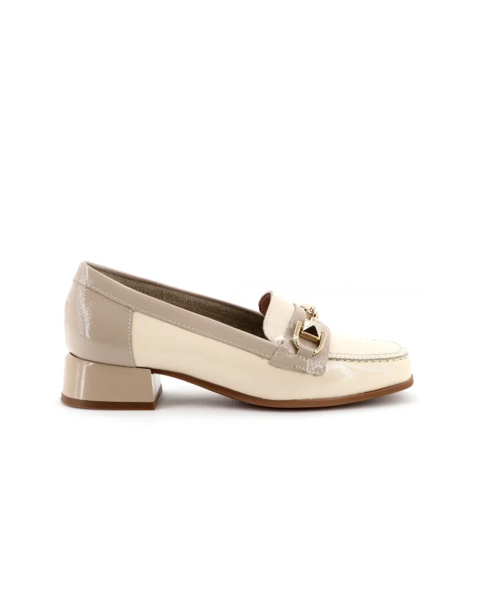 PITILLOS Mocassino Beige - Glamour Calzature PITILLOS Mocassino Beige - Glamour Calzature