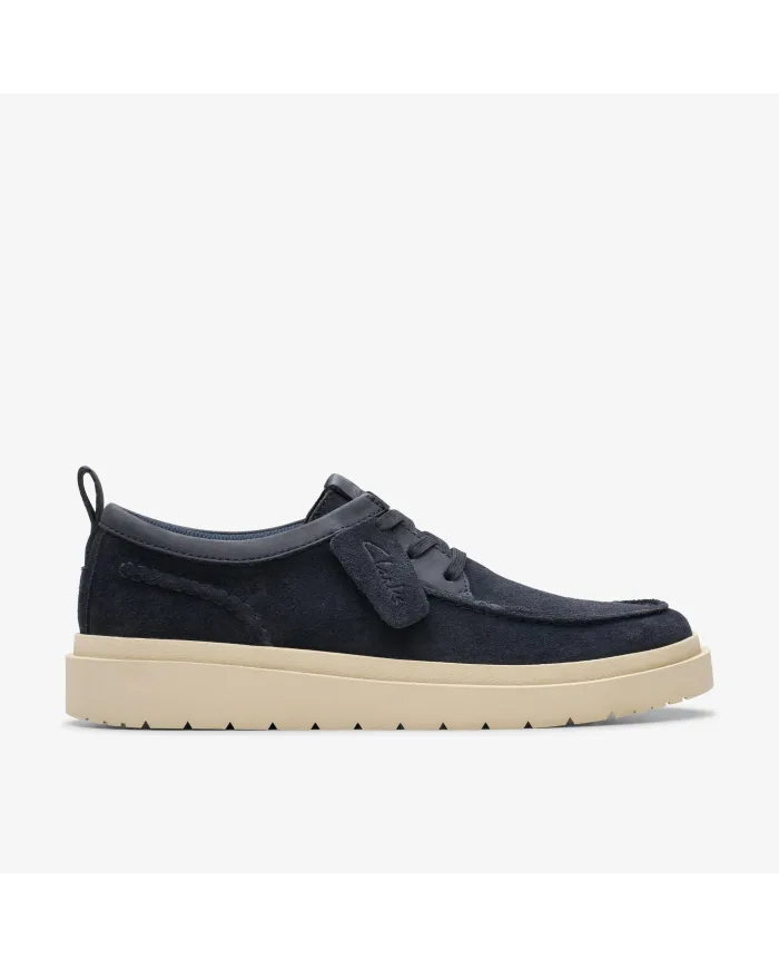 Clarks Polden Moc Blu - Glamour Calzature