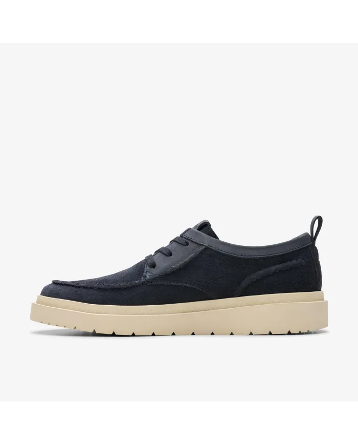 Clarks Polden Moc Blu - Glamour Calzature