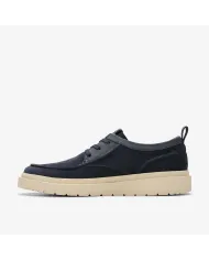 Clarks Polden Moc Blu - Glamour Calzature