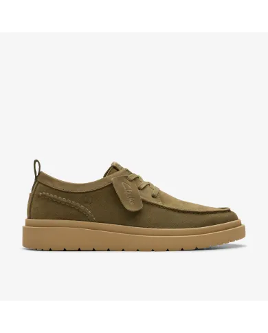 Clarks Polden Moc Verde - Glamour Calzature