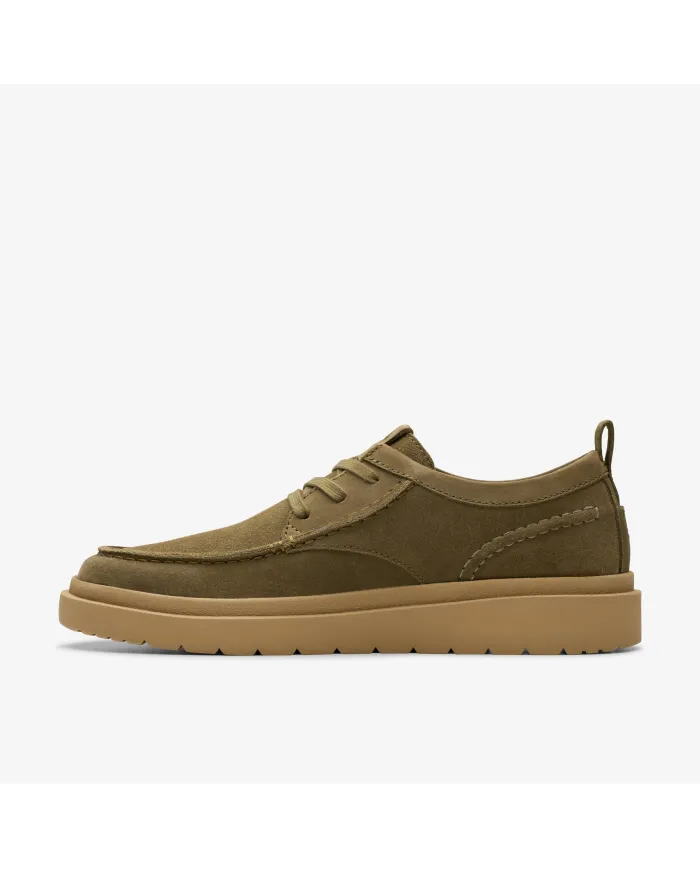 Clarks Polden Moc Verde - Glamour Calzature