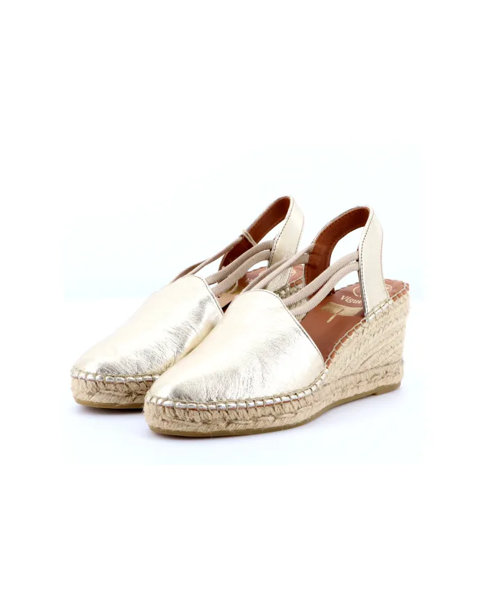 Viguera Espadrillas Oro - Glamour Calzature Viguera Espadrillas Oro - Glamour Calzature