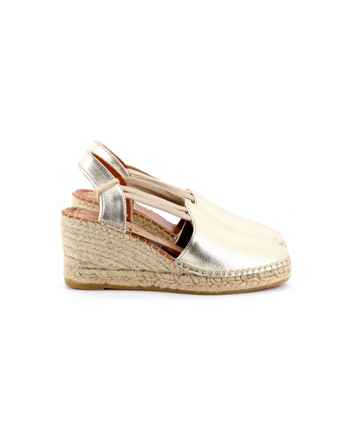 Viguera Espadrillas Oro - Glamour Calzature Viguera Espadrillas Oro - Glamour Calzature