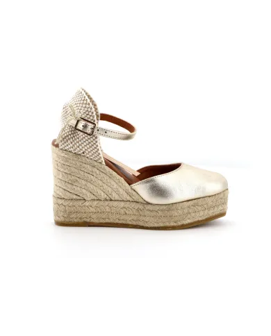 Viguera Espadrillas Oro - Glamour Calzature Viguera Espadrillas Oro - Glamour Calzature